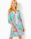 Lilly Pulitzer Krysta Tunic Dress In Leaf It Wild In Amalfi Blue Leaf It Wild