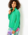 Lilly Pulitzer Upf 50+ Luxletic Tulia Performance Jacket In Botanical Green