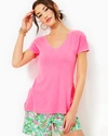 Lilly Pulitzer Meredith Tee In Havana Pink