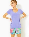 Lilly Pulitzer Meredith Tee In Lillys Lilac