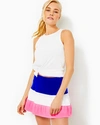 Lilly Pulitzer Peachy Skort In Blue Grotto Skort Colorblock In Blue Grotto Skort Colorblock