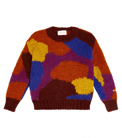 Bobo Choses Kids' Intarsia Sweater In Multicoloured