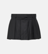 AYA MUSE MYCA PLEATED WOOL MINISKIRT