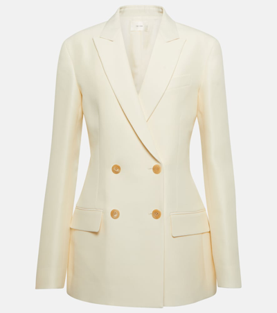 The Row Aristide Double-breasted Blazer Jacket In Neutral