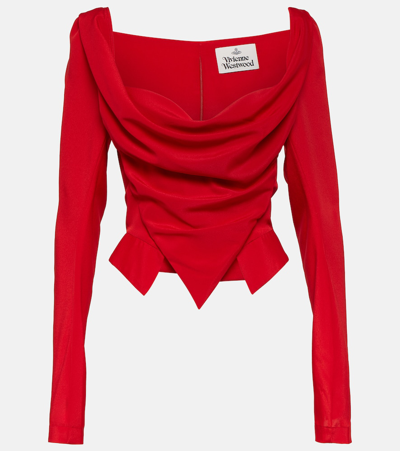 Vivienne Westwood Red Sunday Blouse In H409 Red