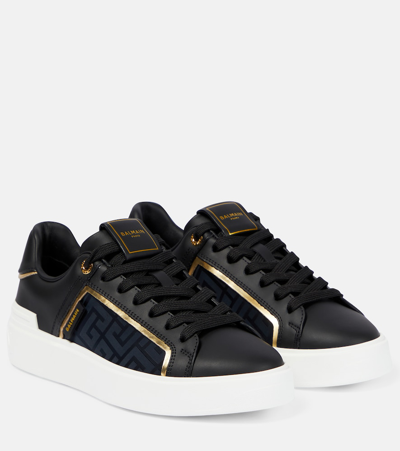 Balmain B-court Low-top Trainers In Black