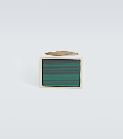 Dries Van Noten Signet Ring In Silver