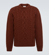 Dries Van Noten Brown Crewneck Sweater In Brown