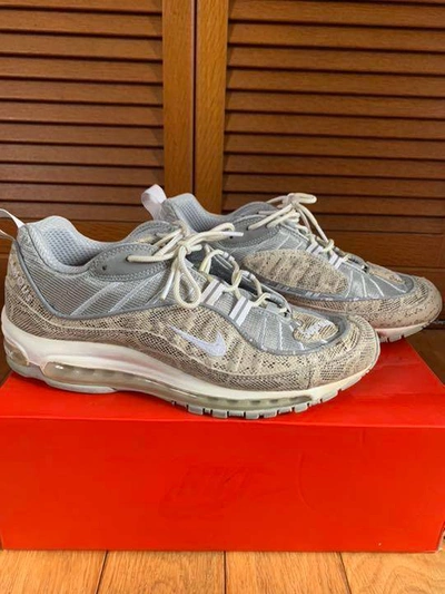 Pre-owned Nike X Supreme Air Max 98 Snakeskin 2016 Shoes In Supreme Snakeskin