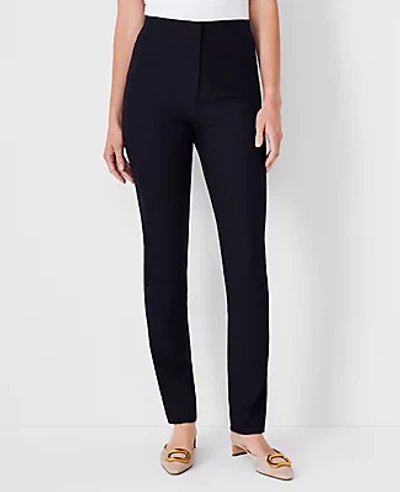 Ann Taylor The Audrey Ankle Pant In Bi-stretch In Black