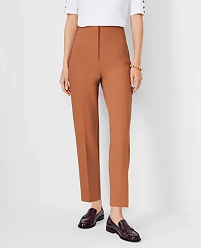 Ann Taylor The Lana Slim Pant In Rich Hazel