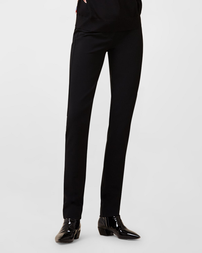 Callas Milano Mia Skinny Crepe Jersey Pants In Black