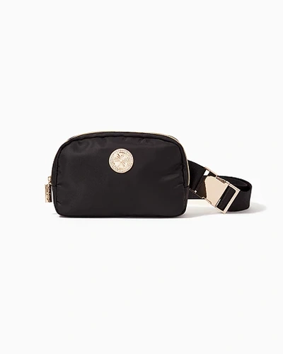 Lilly Pulitzer Jeanie Belt Bag In Onyx