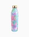 Lilly Pulitzer Stainless Steel Water Bottle In Celestial Blue Cay To My Heart