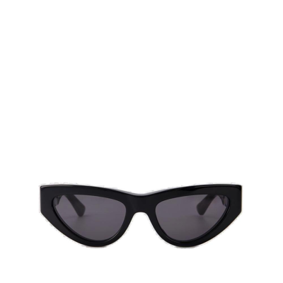 Bottega Veneta Eyewear Cat In Black