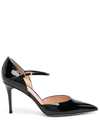 GIANVITO ROSSI 90MM POINTED LEATHER PUMPS
