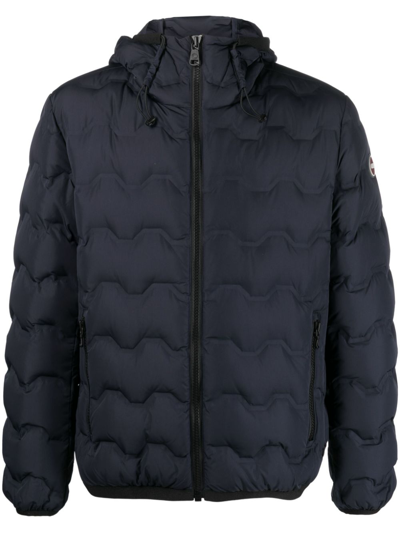 Colmar Quilted Padded Down Jacket In Blue