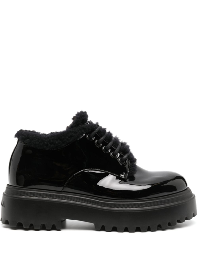 Le Silla Ranger Lace-up Fastening Shoes In Black