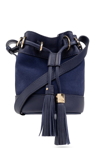 SEE BY CHLOÉ SEE BY CHLOÉ VICKI TASSEL DETAILED SMALL BUCKET BAG