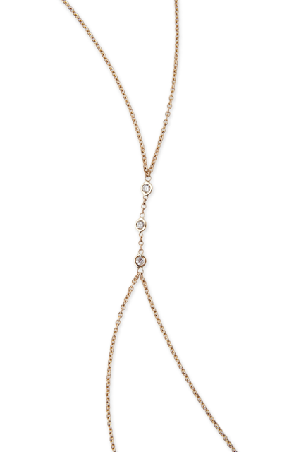 Jacquie Aiche 14k Yellow Gold Diamond Body Chain