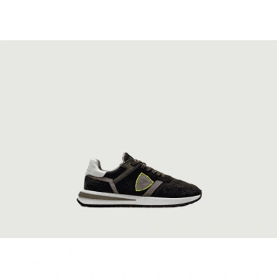 Philippe Model Trainers Tropez 2.1 Suede Rope In Black