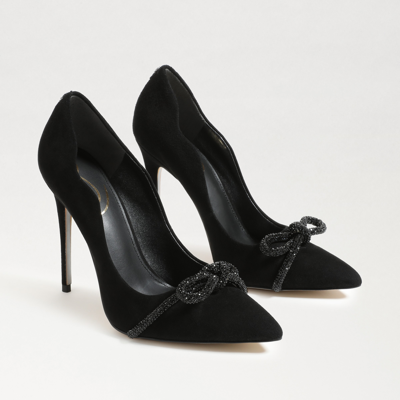 Sam Edelman Women's Deela Evening Bow Pumps Women's Shoes In Black