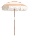Business & Pleasure The Holiday Beach Umbrella In Pink Capri Stripe