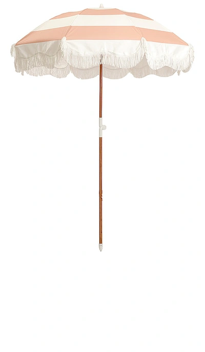 Business & Pleasure Co. The Holiday Beach Umbrella In Pink