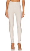 Commando Faux Patent Leather Legging In Porcelain
