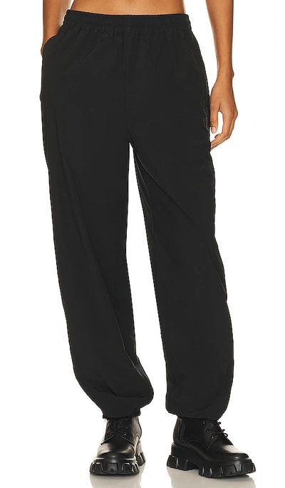 Alexander Wang Essential Terry Classic Cotton Sweatpant In Black