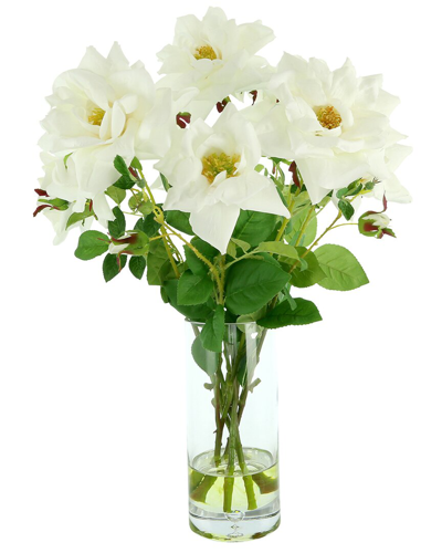 Creative Displays White Rose Floral Arrangement