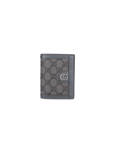Gucci Ophidia Bi-fold Wallet In Grey