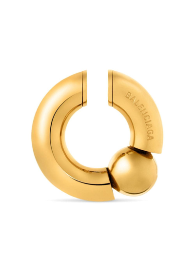 Balenciaga Armspange Mit Logo In Gold