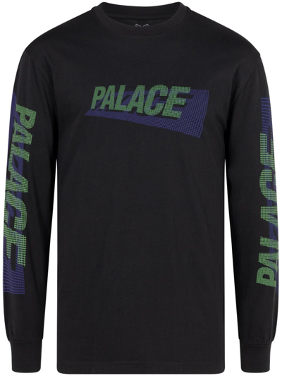 Palace 3-p Long-sleeve T-shirt In Schwarz