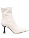 MICHAEL MICHAEL KORS 80MM POINTED-TOE LEATHER BOOTS