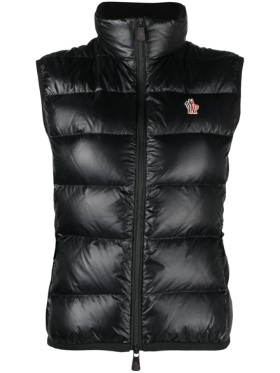 Moncler Grenoble Quilted Vest In Negro