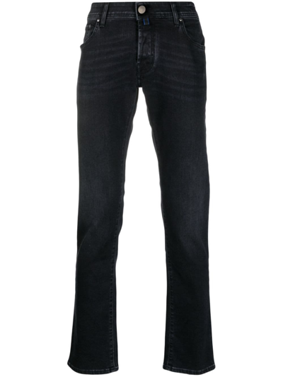 Jacob Cohen Low-rise Slim-fit Jeans In Blau