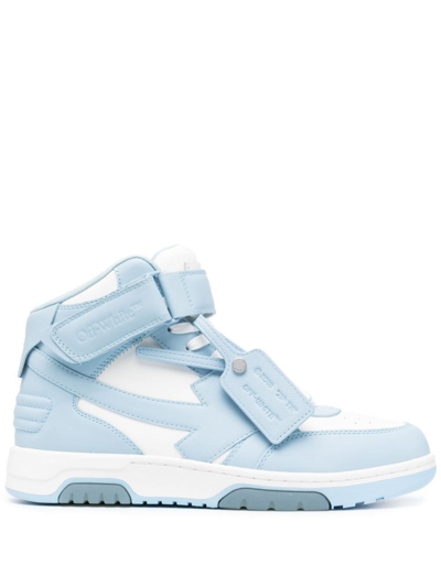 Off-white Out Of Office Sneakers In 4001\light Blue-white