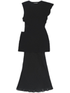 CHRISTOPHER ESBER PANELLED SLEEVELESS MIDI DRESS