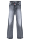 DSQUARED2 HIGH-RISE STRAIGHT-LEG JEANS
