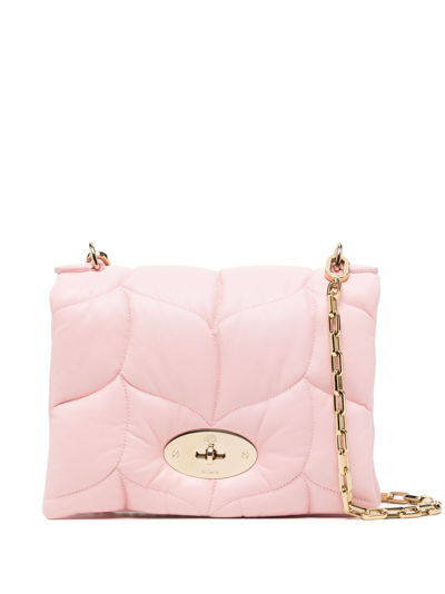 Mulberry Little Softie Quilted Leather Crossbody Bag In Nude & Neutrals