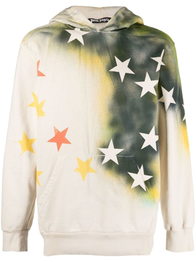 Palm Angels Hoodie Mit Sterne-print In 0184 Multicolor