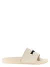 Palm Angels 20mm New Logo Rubber Pool Slides In White