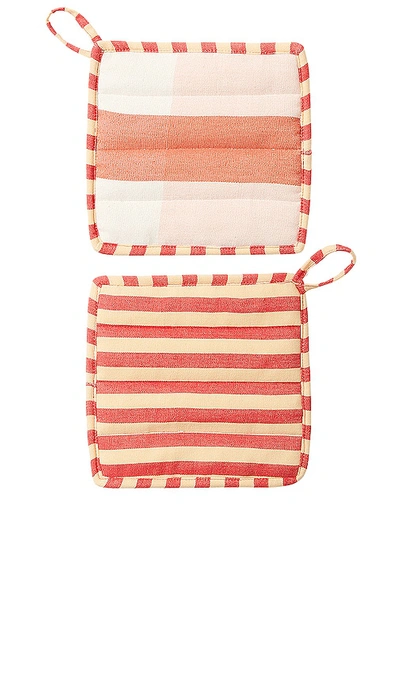 Minna Sol Potholder In Coral