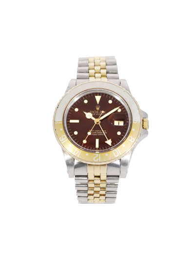 Pre-owned Rolex 1981  Gmt-master 40mm In Brown