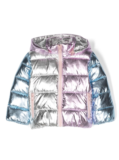 Stella Mccartney Muticolor Down Jacket For Baby Girl In Multicoloured