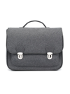 Age Of Innocence Boston Logo-embossed Backpack In Grey