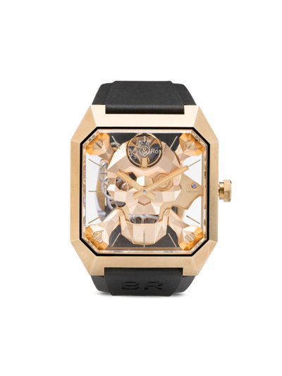 Bell & Ross Br-01 Cyber Skull 45毫米腕表 In Gold