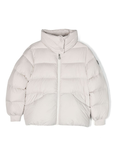 Colmar Kids' Ivory Down Jacket For Girl With Logo In White