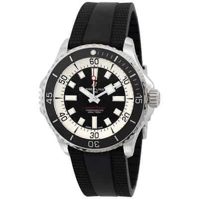 Pre-owned Breitling Superocean Automatic Chronometer Black Dial Men's Watch A17378211b1s1